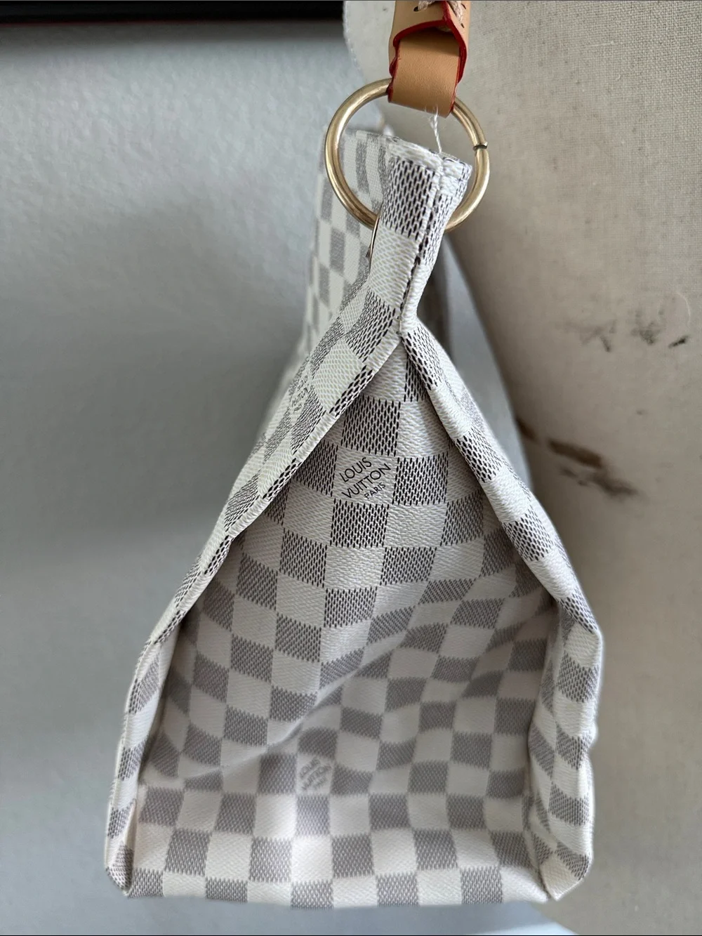 NWT Slouchy Checkerboard Hobo Bag with Braided Handle – Brand New - Picture 5 of 15